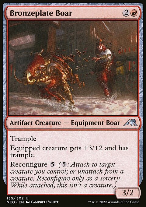 Bronzeplate Boar